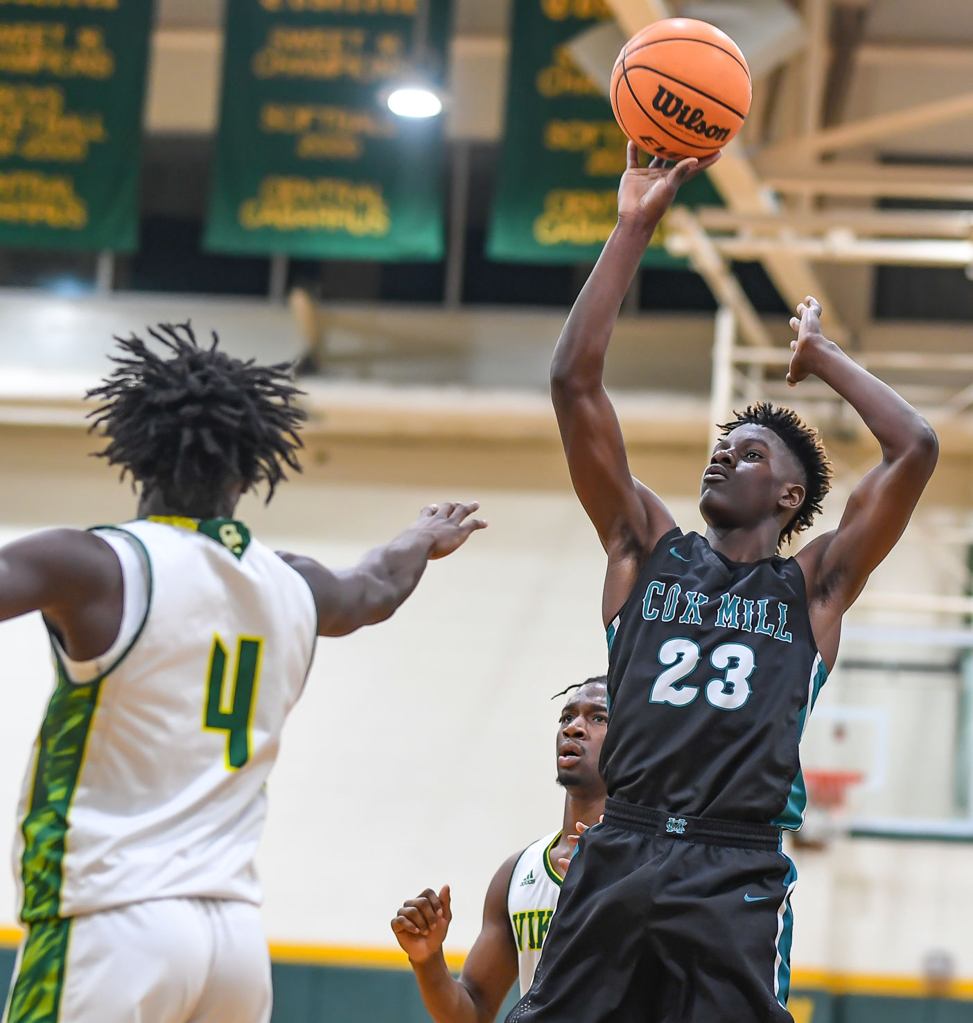 Friday night high school basketball action